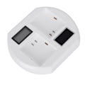 Miniatyrbillede 4 af 7: SEIVI Videokamera USB Batteri Hurtigoplader til Arlo Pro 2/Pro/walk Light Batteri Dobbelt Opladning LCD Smart Base Oplader