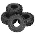 Miniatyrbild 2 av 8: 4 st 130/58 mm Gummi RC Crawler Däck med Svampfoderremsa Mönster Universal RC Delar