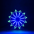 Miniatyrbillede 6 af 8: Farverigt LED Flash Plug In DIY Kit til Elektrisk Roterende Pariserhjul Transparent