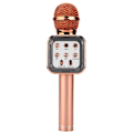 Miniatyrbild 3 av 8: Trådlös Mikrofon Bluetooth Mic Högtalare 5W Portabel Handhållen för Karaoke Party Hem (Roséguld)