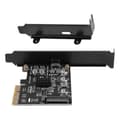Pikkukuva 2 / 5: USB PCIE-kortti Type C PCI-Express 4X - USB 3.2 Gen 2X2 (20Gbps) ASM3242-piirisarja 8/10/Linuxille