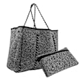 Miniatyrbillede 3 af 8: Udendørs Åndbar Neopren Strandtaske Stor Kapacitet Casual Mor Håndrem Indkøbstaske