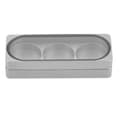 Cue Tip Förvaringslåda Aluminiumlegering Magnetisk Sugning Cue Tip Behållare för Biljardspelare 3 Hål