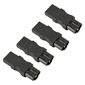 Miniatyrbillede 2 af 8: 4 stk. IEC320 C16 til IEC320 C13 strømadapter han C16 til hun C13 strømstik adapter konnektor til PDU chassis UPS stik