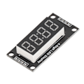 Miniatyrbild 6 av 8: LED Segment Display Module 0.36in 4-siffrig 7-segments TM1637 Klockdisplaymodul LED Digital Tube