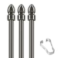 Miniatyrbild 1 av 5: 3-pack metallpennrefills med robust klämma för säker fixering av Remarkable Scribe Write-pekpennor Threaded Taper