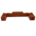Miniatyrbillede 3 af 8: til Switch Opladningsdock Sikkerhedsbeskyttelse Controller Oplader Dockingstation til Joycon Oplader Op til 4 stk til Switch OLED Brun