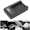 Miniatyrbillede 7 af 8: SEIVI LP E12 Kamera Batteri LCD Opladningsdisplay USB Intelligent Desktop Opladere til Canon EOS 100D EOS M EOS M2 EOS M10 Enkelt Slot