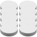 10 st plastlock med räfflor för 86 mm standard masonburk med vanlig mun