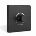 Universal 12-24V PWM-dæmper til autocamperbelysningskontrolpanel Lavspænding 10A dæmpningsløsning Black