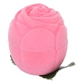 Miniatyrbild 3 av 8: Rosa Ros Ringbox Mini Smycken Örhängen Hållare Fodral för Förlovningsförslag Bröllop