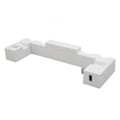 Miniatyrbillede 4 af 8: til Switch Opladningsdock Sikkerhedsbeskyttelse Controller Oplader Dockingstation til Joycon Oplader Op til 4 stk til Switch OLED Hvid