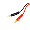 Miniatyrbillede 3 af 7: 30 cm forbindelseskabel T-stik til 4 mm bananstik til IMAX B6 B6AC B8 opladere
