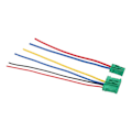 Miniatyrbillede 7 af 8: 2 stk. Blæsermotor Modstandsstik 7701207718 Blæsermodstandsstik Udskiftning til Peugeot 207 406 607