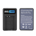 Miniatyrbillede 5 af 8: LP-E17 Batterioplader Enkelt Slot USB-opladning med LCD-skærm til Canon EOS M3 M5 M6 760D
