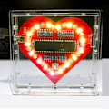 Miniatyrbillede 6 af 8: DIY Farverigt MCU Modul Hjerteformet Lampe Lys Elektronisk Kredsløbskort Kit