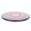 Miniatyrbillede 3 af 8: Magic Array Trådløs Oplader 20W Hurtig Trådløs Oplader Pad med Åndedrætslys Effekt Sakura Pink Desktop Style