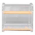 Miniatyrbild 1 av 8: Transparent Multi Masking Tape Cutter Dispenser Synlig Rullteiphållare för Hemmakontor Skola Orange