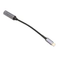 Miniatyrbillede 3 af 8: DC til Type C Kabel 5.5x2.5mm 100W 17.3cm Langt Hun Input Nylon Type C til DC5525 Kabel til Tablet Telefon PC