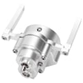 Miniatyrbillede 8 af 8: 313 mm Akselafstand Metal Chassis Ramme Front Gearkasse Passer til 1/10 RC Crawler Bil Dele Sølv