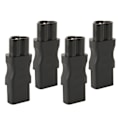 Miniatyrbillede 5 af 8: 4 stk. IEC320 C16 til IEC320 C13 strømadapter han C16 til hun C13 strømstik adapter konnektor til PDU chassis UPS stik