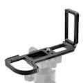 Miniatyrbillede 6 af 8: L Type Quick Release Plade Vertikalt Håndgreb Kuglehoved til DC-S1/S1R mikro Kamera