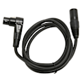 Miniatyrbillede 3 af 8: XLR Han til 90 Graders Hun Mikrofonkabel 3-Pin Sølvbelagt OFC Leder XLR Mikrofon Balanceret Kabel 1,5 m