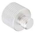 Miniatyrbild 3 av 8: Mikrofonstativadapter 5/8 tum hona till 3/8 tum hane skruvgängadapter för mikrofonstativfäste Silver