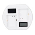 Miniatyrbillede 2 af 7: SEIVI Videokamera USB Batteri Hurtigoplader til Arlo Pro 2/Pro/walk Light Batteri Dobbelt Opladning LCD Smart Base Oplader