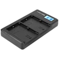 Miniatyrbillede 6 af 8: Bærbar kamera batterioplader til LPE6 USB kamera dobbeltoplader med LCD-display