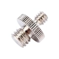 Miniatyrbillede 2 af 8: 1 stk. 1/4\" han til 3/8\" han gevind metal skrue adapter til kamera stativ stand DSLR SLR