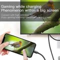 Miniatyrbillede 3 af 5: Type A YESIDO HM04 1.8m Lightning til HDMI 1080P HD Video Adapterkabel med USB-strømkabel