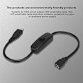 Miniatyrbild 8 av 8: Micro USB Hona till Hane Förlängningskabel med 501 Knappbrytare för Raspberry Pi