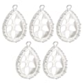 Pikkukuva 2 / 8: 5 kpl Alloy Riipus Pohja Korujen Valmistus Riipus Kehys Hartsimuotit Riipus Tarjotin DIY-käyttöön