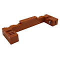 Miniatyrbillede 5 af 8: til Switch Opladningsdock Sikkerhedsbeskyttelse Controller Oplader Dockingstation til Joycon Oplader Op til 4 stk til Switch OLED Brun