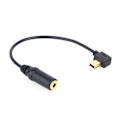 Miniatyrbillede 8 af 8: Lydmikrofon USB MIC Link Adapter Connector Kabelledning Til GoPro Hero 3 4