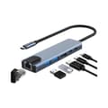 Miniatyrbillede 1 af 8: USB-C multifunktionsadapter, 6-i-1 Type-C Dock