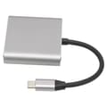 Miniatyrbillede 5 af 8: USB C til HD Multimedie Interface Hub 3 i 1 4K UHD 3840x2160 30Hz Type C til HD Multimedie Interface 4K USB 3.0 USB C Hub