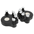Miniatyrbild 6 av 8: 2 ST Piano Finger Exerciser Silikon Handgrepp Tränare Ergonomisk Spänningsförstärkare