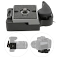 Miniatyrbillede 3 af 8: Kuglehoved Quick Release Plade Klemme Adapter Stabilisator Plader til Manfrotto 200PL-14