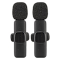 Miniatyrbild 6 av 8: Professionell Trådlös Mygga ABS 2 i 1 Reverb Funktion Mygga Clip On Mikrofon för Smartphone Laptop för IOS