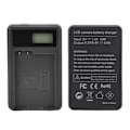 Miniatyrbillede 8 af 8: SEIVI EN EL15 Kamerabatterioplader LCD-opladningsdisplay til Nikon D800 D750 D7000 Enkelt Slot