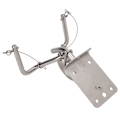 Miniatyrbillede 6 af 8: Quick Release Båd Snap Davits 304 Rustfrit Stål Marine Hardware til Dinghy Instant Lock System
