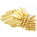 Miniatyrbillede 1 af 8: 10 par 4 mm guldkugle stik bananstik adapter til RC batteri ESC motor
