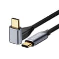 100w Rätvinklig USB C till USB C-kabel, 0,5m-3m USB C till C Typ-c Snabbladdning 0.5m