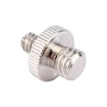 Pikkukuva 8 / 8: 1kpl 1/4\" uros - 3/8\" uros kierteinen metalliruuviadapteri kamerajalustalle DSLR SLR