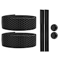 Miniatyrbillede 1 af 8: Mountainbike Styr Wrap Cykel Anti-Slip Styrbånd med 2 stk. Styrpropper (Sort)