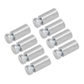 Miniatyrbillede 3 af 8: 12 stk. afstandsskruer rustfrit stål vægskilt reklame hardware søm til akryl 19x40mm