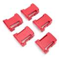 Miniatyrbillede 5 af 8: 5 stk. batterispændeholder tilbehør til Milwaukee M18 serie lithiumbatteri rød