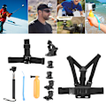 Pikkukuva 6 / 8: 6 in 1 Universaali Action-kameratarvikesarja Gopro Hero 7 5 6 Urheilukameroille